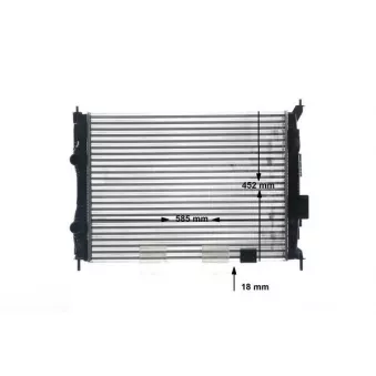 Radiateur, refroidissement du moteur MAHLE CR 14 000S