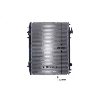 Radiateur, refroidissement du moteur MAHLE CR 1692 000S