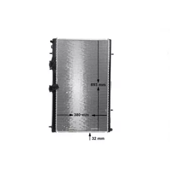 Radiateur, refroidissement du moteur MAHLE CR 1793 000S