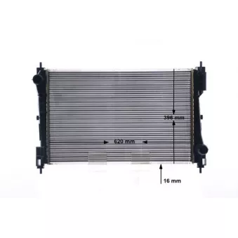 Radiateur, refroidissement du moteur MAHLE CR 1996 000S