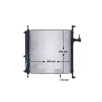 Radiateur, refroidissement du moteur MAHLE CR 2071 000S