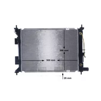 Radiateur, refroidissement du moteur MAHLE CR 2102 000S