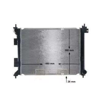 Radiateur, refroidissement du moteur MAHLE CR 2103 000S