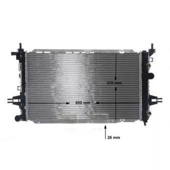 Radiateur, refroidissement du moteur MAHLE CR 2105 000S