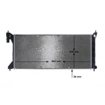 Radiateur, refroidissement du moteur MAHLE CR 2245 000S