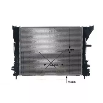 Radiateur, refroidissement du moteur MAHLE CR 2264 000S