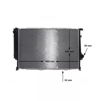 Radiateur, refroidissement du moteur MAHLE CR 287 000S
