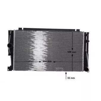 Radiateur, refroidissement du moteur MAHLE CR 775 001S