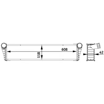 Radiateur, refroidissement du moteur MAHLE CR 778 000P