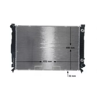 Radiateur, refroidissement du moteur MAHLE CR 807 000S
