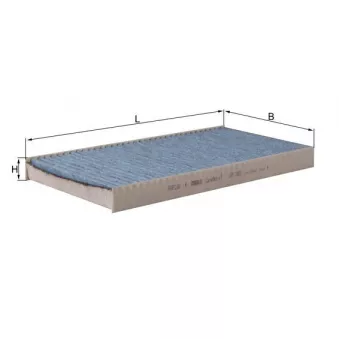 Filtre, air de l'habitacle MAHLE