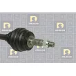 Arbre de transmission avant droit DA SILVA 31226BT - Visuel 3