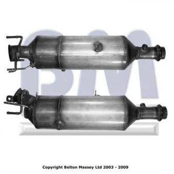 Filtre à particules / à suie, échappement BM CATALYSTS BM11003HP