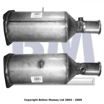 Filtre à particules / à suie, échappement BM CATALYSTS BM11007