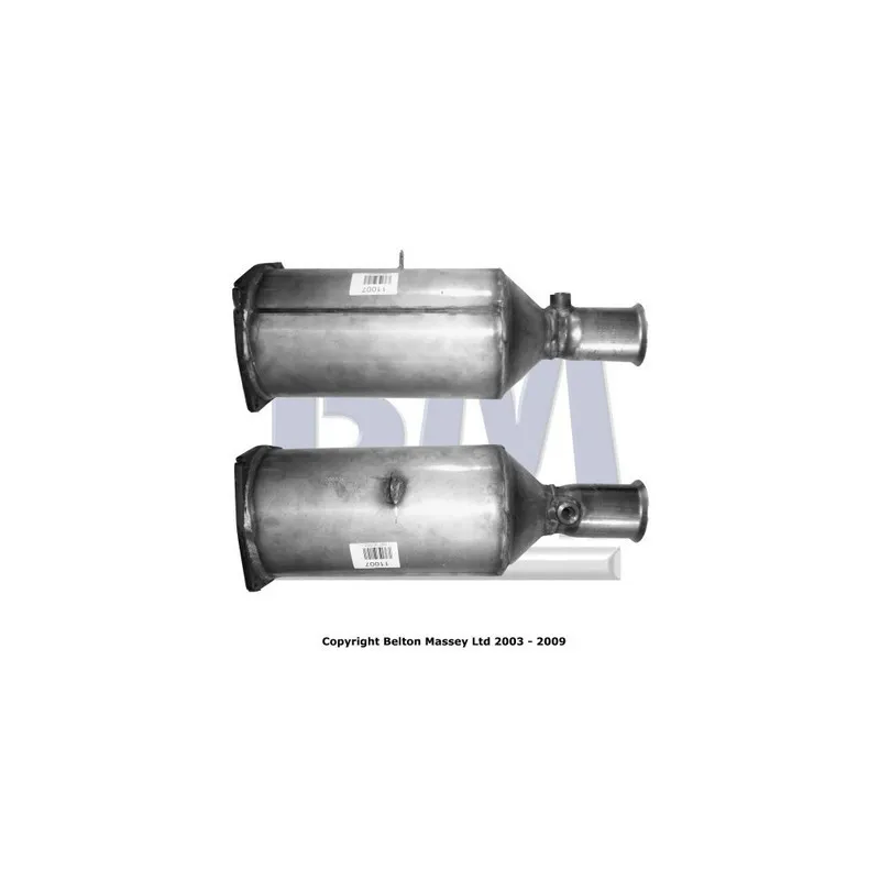 Filtre à particules / à suie, échappement BM CATALYSTS BM11007P