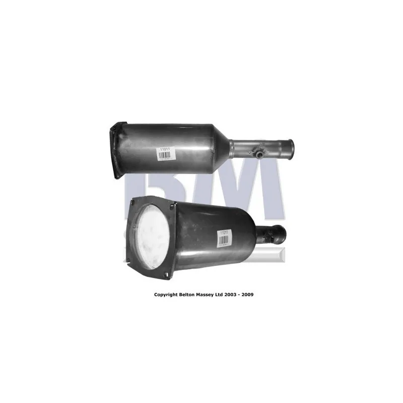 Filtre à particules / à suie, échappement BM CATALYSTS BM11011