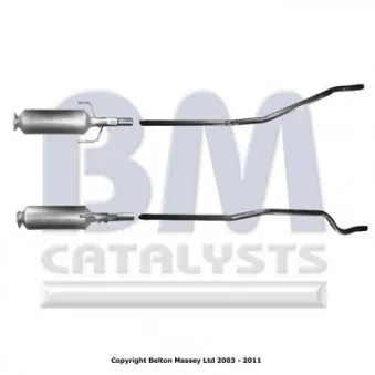 Filtre à particules / à suie, échappement BM CATALYSTS BM11019P