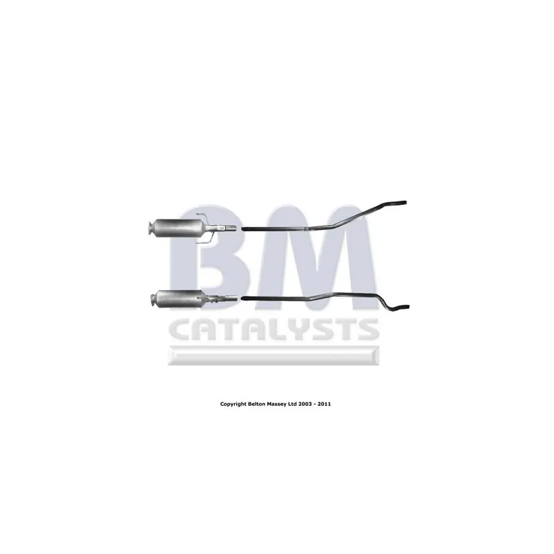Filtre à particules / à suie, échappement BM CATALYSTS BM11019P