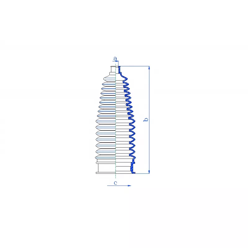 Jeu de joints-soufflets, direction avant gauche DA SILVA K5594