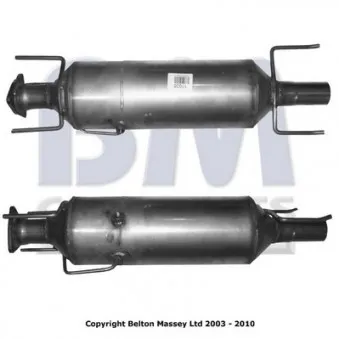 Filtre à particules / à suie, échappement BM CATALYSTS BM11038HP