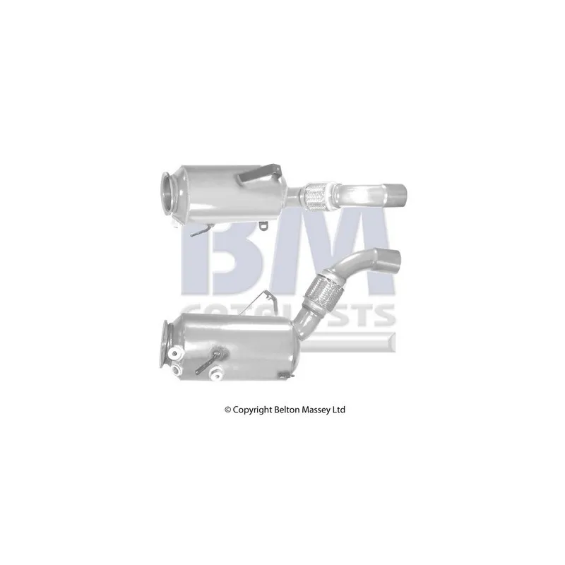 Filtre à particules / à suie, échappement BM CATALYSTS BM11040H