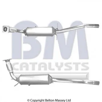 Filtre à particules / à suie, échappement BM CATALYSTS BM11045H