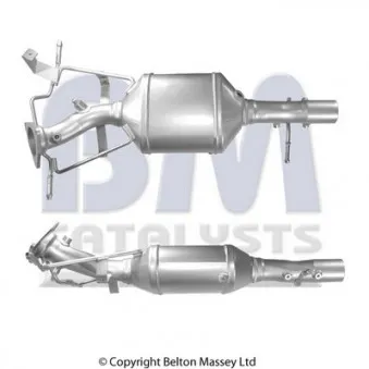 Filtre à particules / à suie, échappement BM CATALYSTS BM11047