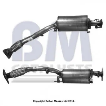 Filtre à particules / à suie, échappement BM CATALYSTS BM11061