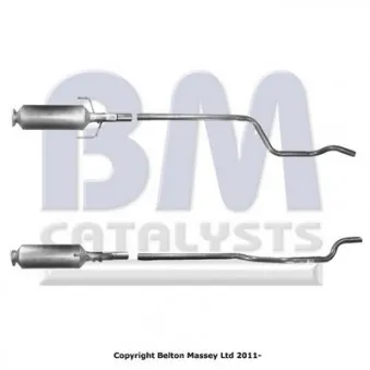 Filtre à particules / à suie, échappement BM CATALYSTS BM11062