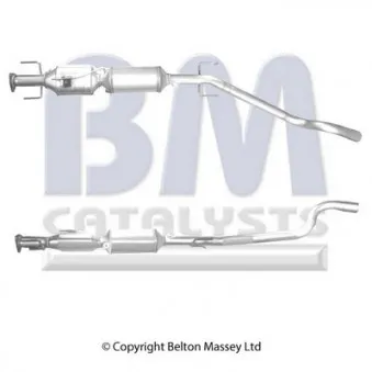 Filtre à particules / à suie, échappement BM CATALYSTS BM11076H
