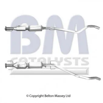 Filtre à particules / à suie, échappement BM CATALYSTS BM11122H