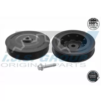 Kit de poulies, vilebrequin IJS GROUP 17-1024SET