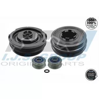 Kit de poulies, vilebrequin IJS GROUP 17-1028KIT