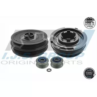 Kit de poulies, vilebrequin IJS GROUP 17-1070KIT