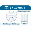 Kit de poulies, vilebrequin IJS GROUP 17-1070KIT - Visuel 2