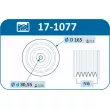 Kit de poulies, vilebrequin IJS GROUP 17-1077 - Visuel 2