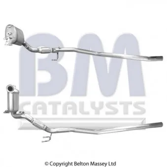 Filtre à particules / à suie, échappement BM CATALYSTS BM11142