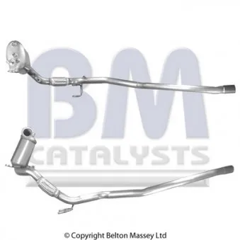 Filtre à particules / à suie, échappement BM CATALYSTS BM11143
