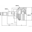 Embout de cardan avant (kit de réparation) HERTH+BUSS JAKOPARTS J2820901 - Visuel 2