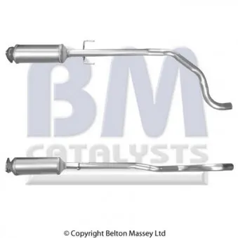 Filtre à particules / à suie, échappement BM CATALYSTS BM11169P