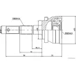 Embout de cardan avant (kit de réparation) HERTH+BUSS JAKOPARTS J2821014 - Visuel 2