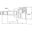 Embout de cardan avant (kit de réparation) HERTH+BUSS JAKOPARTS J2821027 - Visuel 2