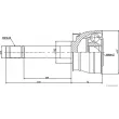 Embout de cardan avant (kit de réparation) HERTH+BUSS JAKOPARTS J2821033 - Visuel 2