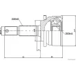Embout de cardan avant (kit de réparation) HERTH+BUSS JAKOPARTS J2821039 - Visuel 2