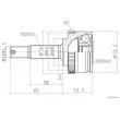 Embout de cardan avant (kit de réparation) HERTH+BUSS JAKOPARTS J2821130 - Visuel 2