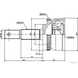 Embout de cardan avant (kit de réparation) HERTH+BUSS JAKOPARTS J2821144 - Visuel 2