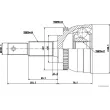 Embout de cardan avant (kit de réparation) HERTH+BUSS JAKOPARTS J2821146 - Visuel 2