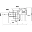 Embout de cardan avant (kit de réparation) HERTH+BUSS JAKOPARTS J2821148 - Visuel 2