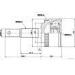 Embout de cardan avant (kit de réparation) HERTH+BUSS JAKOPARTS J2821153 - Visuel 2