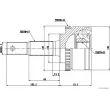Embout de cardan avant (kit de réparation) HERTH+BUSS JAKOPARTS J2821154 - Visuel 2